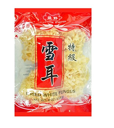 Dried White Fungus ?????? 4oz Cauliflower Mushroom tremella mushroom