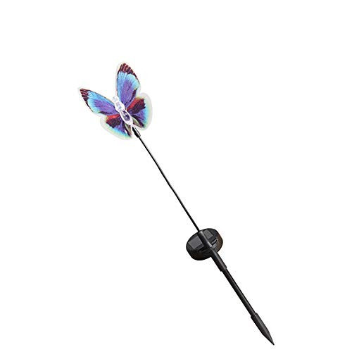 Joyfeel Butterfly Solar Ground Lights Solar Pathway Lights Outdoor Waterproof Solar Landscape Lights Decoration for Lawn Patio Yard Driveway Stairs Yard Garden Walkway Purple