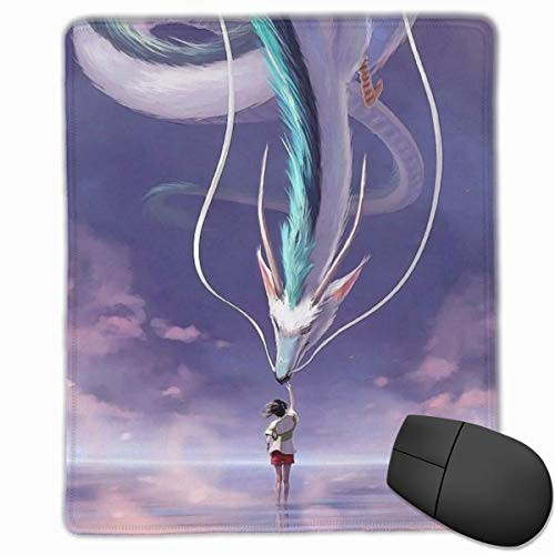 Spirited Away Gaming Work Mouse Pad with Stitched Edges for Non-Slip Gaming Thick Rubber Mouse Mat 10 inchX12 inch