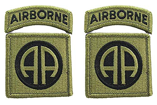 82nd Airborne Division OCP Patch with Airborne Tab - 2 Pack 82nd Airborne Division OCP Patch with Airborne Tab - 2 Pack
