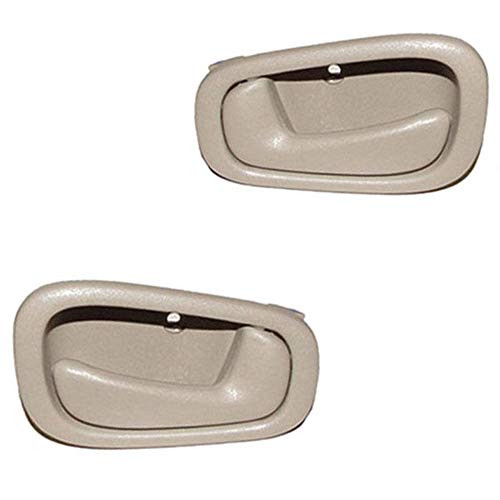CF Advance Compatible with 98-02 Chevrolet Prizm Toyota Corolla Tan Interior Inner Door Handle 2PCS 98 99 00 01 02 DH04