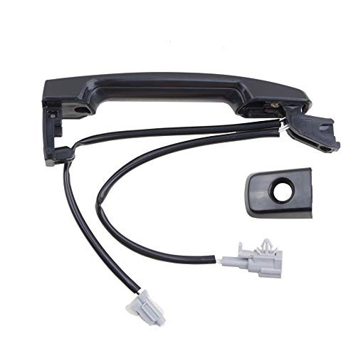 CF Advance Compatible with 07-13 Nissan Altima 2.5L 3.5L Front Left Driver Exterior Outside Door Handle Smooth Black 2007 2008 2009 2010 2011 2012 2013