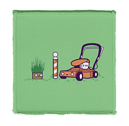 Funny Lawn Haircut Randy Otter Iron On Patch