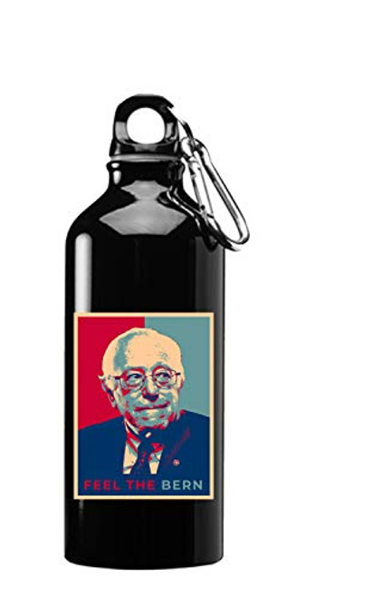 Hat Shark United States USA President Presidential Election Voting 2020 Bernie Sanders Democratic Party White House Candidates 3D Color Printed 17 oz Stainless Steel Water Bottle Black -Bernie A- Hat Shark United States USA President Presidential Election Voting 2020 Bernie Sanders Democratic Party White House Candidates 3D Color Printed 17 oz Stainless Steel Water Bottle Black -Bernie A-