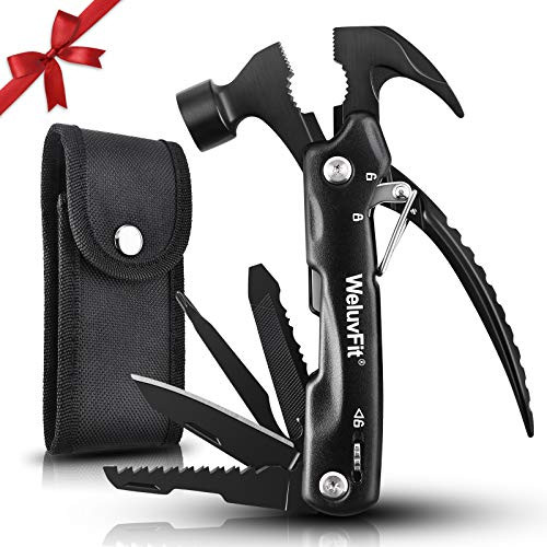 Mens Gifts for Dad from Daughter Son  Unique Valentines Birthday Gift Ideas for Boyfriends Father Uncle Grandpa  Cool Funny Husband Gifts for Men  Hammer Multitools Camping Gear Survival Tool for Men
