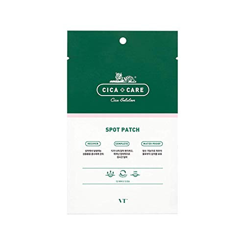 -VT Cosmetics- CICA CARE SPOT PATCH - Acne patch - Acne Cover - Healing Patch - Cover Patch - Blemish Cover - Waterproof - Wear Makeup on it -Treatment Solution Cystic Acne - Pimple Scars