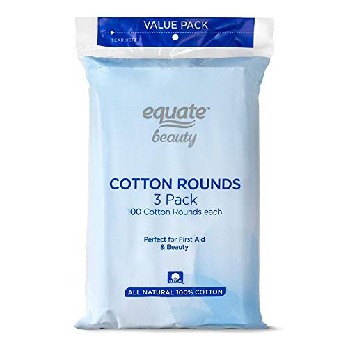 Equate Beauty Cotton Rounds  300 Ct