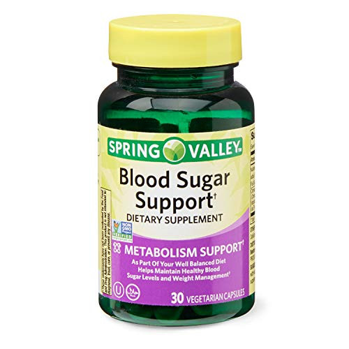 Spring Valley Blood Sugar Support Metabolism 30 Vegetarian Capsules Spring Valley Blood Sugar Support Metabolism 30 Vegetarian Capsules