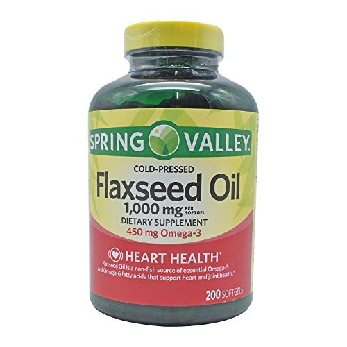 Spring Valley  Dietary Supplement Flaxseed Oil  200 ct