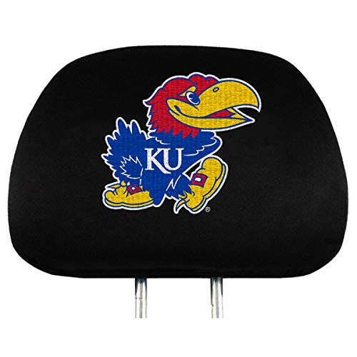 NCAA Kansas Jayhawks Head Rest Covers  2-Pack
