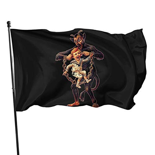 TAIMIN Merry Krampus Flags 3x5 USA Flag Foot Banner Flags Garden Flag Home House Flags Us Outdoor Flag