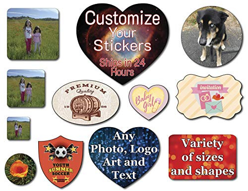 80  2 inchx1.8 inch Heart  Custom Stickers Labels. Add Logo  Photo  Text or Art Design and Make Your own Personalized Stickers Labels. Custom Decals Logo Stickers  Kiss Cut Custom Decals.