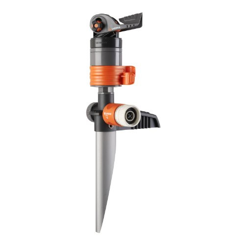 Gardena 38144 Silent Turbo Drive Sprinkler on Step Spike