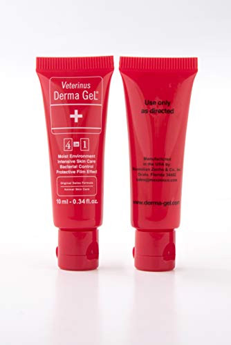 Veterinus Derma GeL First AID - Travel Pack - 9 x Mini Tubes 10mL - 0.34 fl.oz. - CAT Safe Non Toxic Contains  Freeze Dried Lavender extr. -no Essential Oil-