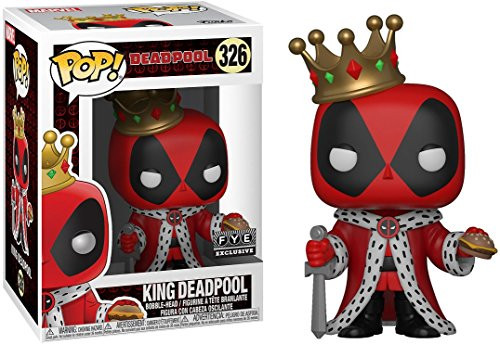 Funko Pop: King Deadpool Vinyl Bobble Head - FYE Exclusive