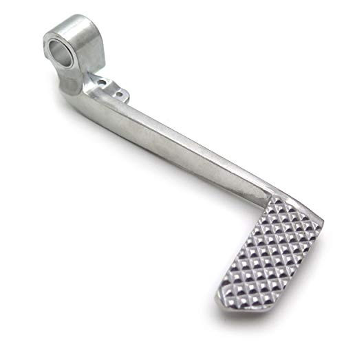 SMT- Silver High Tensile Strength Aluminum Unfoldable Rear Brake Pedal Foot Lever Compatible with Yamaha YZF R1 2007-2008 -B075CZ29SL-