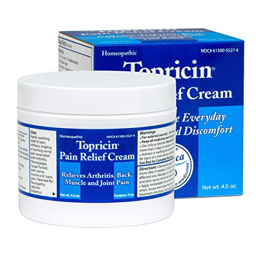 Topricin Pain Relief Cream -4 oz- Fast Acting Pain Relieving Rub Topricin Pain Relief Cream -4 oz- Fast Acting Pain Relieving Rub