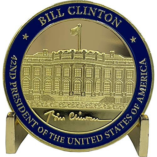 EL3-002 42nd President Bill Clinton Challenge Coin White House POTUS William Clinton Coin