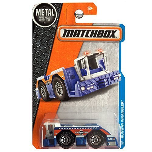 Matchbox 2016 MBX Adventure City Runway Wrangler Airporter Baggage Airport Tug