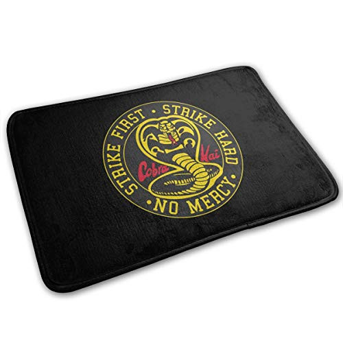 Cobra Kai Doormat Non-Slip Welcome Mat Rug Bath Mat Entrance Carpet Front Door Bathroom Indoor Outdoors Floor Mat