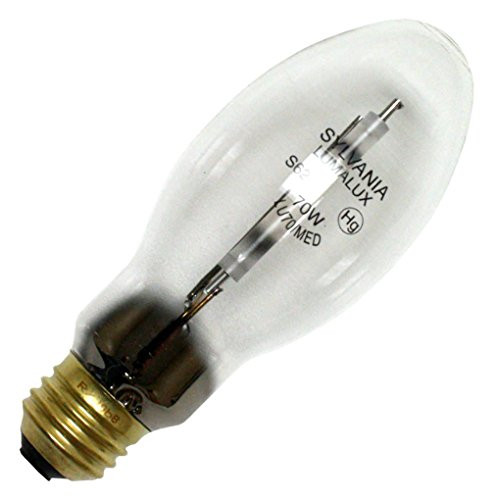 Sylvania 67504 -2-Pack- LU70 MED 70-Watt High Pressure Sodium HID Light Bulb  1900K  6300 Lumens  E26 Base