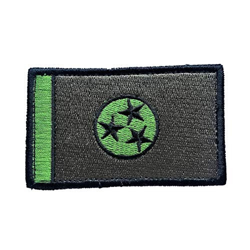 Backwoods Barnaby Tennessee Flag Hook  and  Loop Patch - Foliage