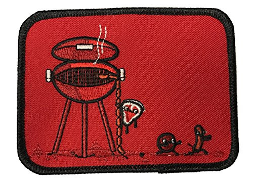 Randy Otter inchBBQ Escape inch Iron On Patch