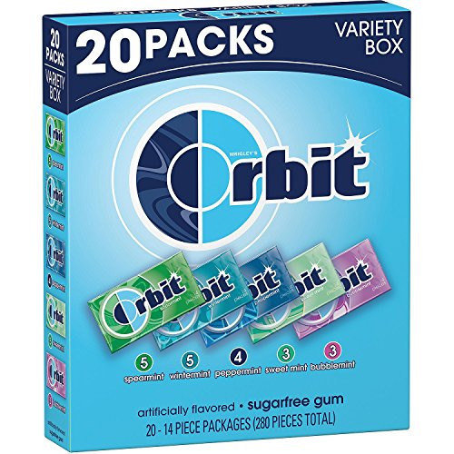 Orbit Sugar-free Gum Variety Box -20 pk.- - Gum that you like most -