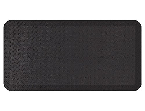 Standing Comfort Anti Fatigue Mat: Foam Ergonomic Standing Floor Mat - Non Slip Cushioned Kitchen Mat - Anti Fatigue Standing Desk Pad - Durable & Stain Resistant Top (Basic Black, 20" x 39") Standing Comfort Anti Fatigue Mat: Foam Ergonomic Standing Floor Mat - Non Slip Cushioned Kitchen Mat - Anti Fatigue Standing Desk Pad - Durable & Stain Resistant Top (Basic Black, 20" x 39")