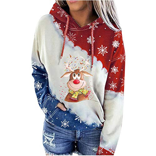 Pullover Sweatshirts for Women Gubotare Women s Casual Hoodies Long Sleeve Solid Lightweight Pullover Tops Loose Sweatshirt with Pocket Wine
