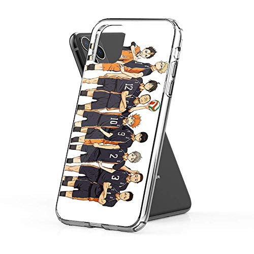 qlesseots Haikyuu!!- Karasuno Case Cover Compatible for iPhone iPhone -11 Pro Max-
