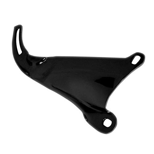 For 65-68 Chevy SB OEM Style Water Pump Mounted Alternator Bracket Black