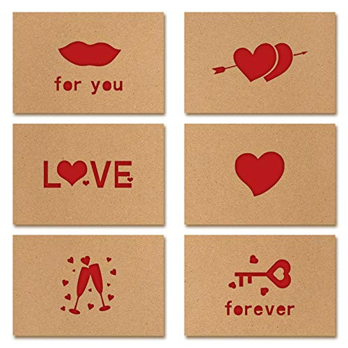 ETSAMOR 12Pcs Valentine s Day Greeting Cards Romantic Anniversary Card Love Cards for Her Weddings Valentine s Day Mother s Day Anniversaries ETSAMOR 12Pcs Valentine s Day Greeting Cards Romantic Anniversary Card Love Cards for Her Weddings Valentine s Day Mother s Day Anniversaries