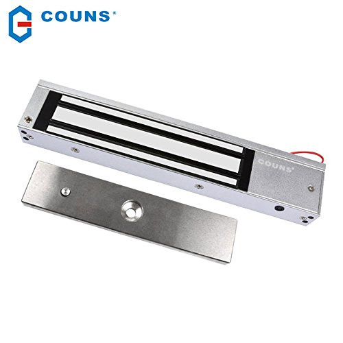 COUNS Single Door 12V 600lbs Electric Magnetic Electromagnetic Lock Holding Force for Access Control