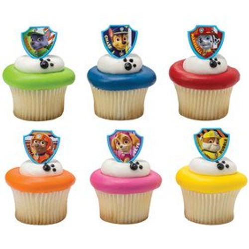Paw Patrol Ruff Ruff Rescue Cupcake Rings 144PK