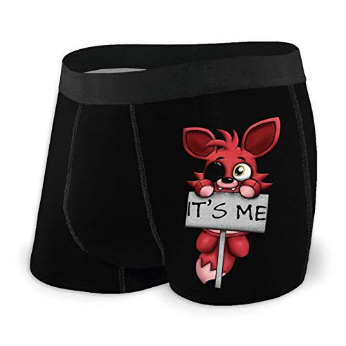Five Nights at Freddy s Men s Boxer Brief Underpants Comfortable Underwear Micro Stretch Fit Knickers Fun Small Black