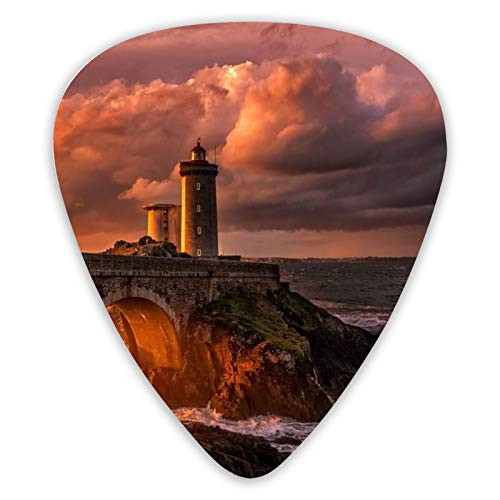 Guitar Bass Picks Grip for electric guitar acoustic guitar Ukulele mandolin Medium Sunset Lighthouse -12 Pack- Guitar Bass Picks Grip for electric guitar acoustic guitar Ukulele mandolin Medium Sunset Lighthouse -12 Pack-