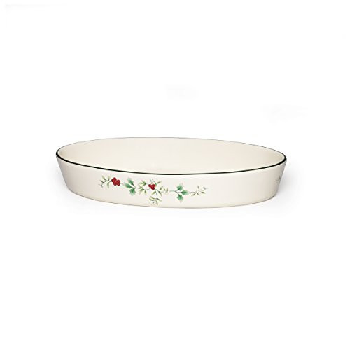 Pfaltzgraff Winterberry Oval Baker Stoneware Gift Box, 11", Assorted  - 5159539