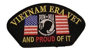 Vietnam ERA Vet Proud of IT Patch POW MIA US Flag Prisoner WAR Missing Action