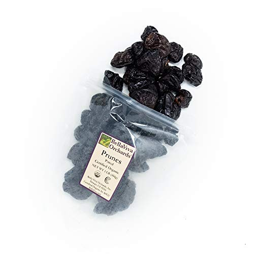 Bella Viva Orchards Organic Dried Pitted Prunes Sweet no Sugar Added 1 lb of Dried Fruit Bella Viva Orchards Organic Dried Pitted Prunes Sweet no Sugar Added 1 lb of Dried Fruit