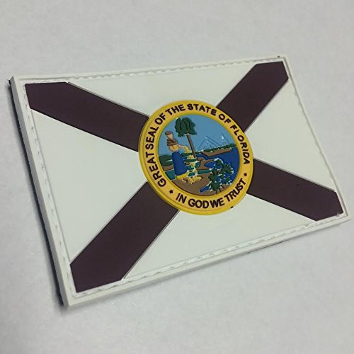 American Sheepdog Florida State Flag PVC Patch - Full Color Edition