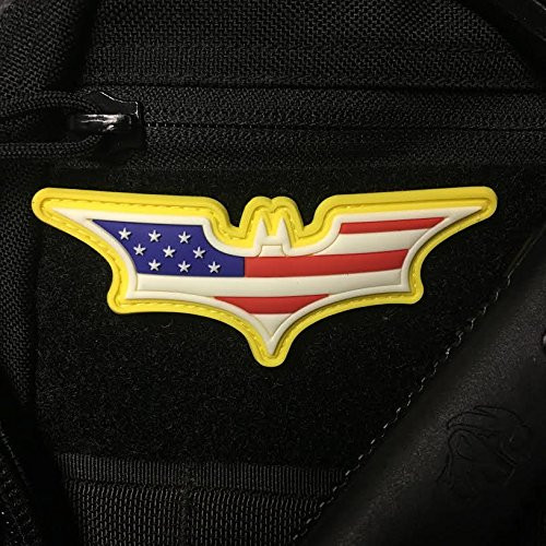 American Sheepdog Dark Knight US Flag Patch - Patriot Edition