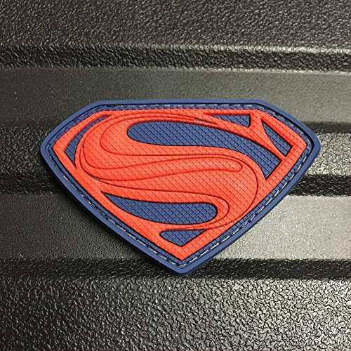 American Sheepdog Superman Patch - RED Blue