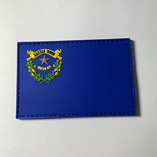 American Sheepdog Nevada State Flag Patch - Full Color Edition