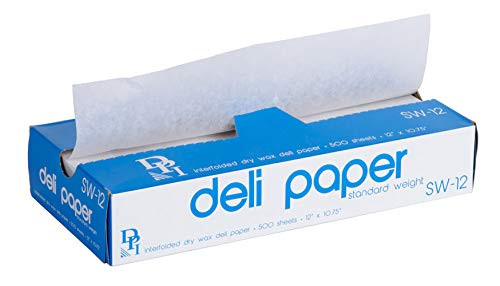 Durable Packaging 12 inch X 10 3 4 inch Interfolded Wrap Deli Paper Sheets 500 Wax Paper Sheets Durable Packaging 12 inch X 10 3 4 inch Interfolded Wrap Deli Paper Sheets 500 Wax Paper Sheets