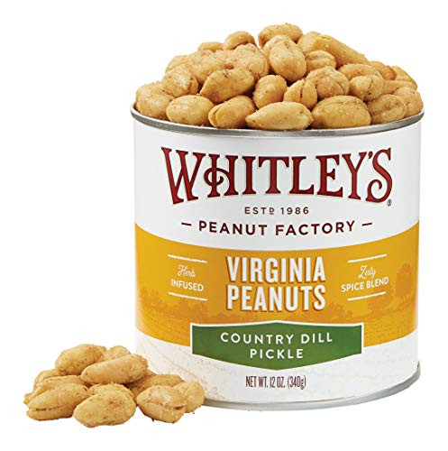 Whitleys Country Dill Pickle Virginia Peanuts 12 Ounce Tin
