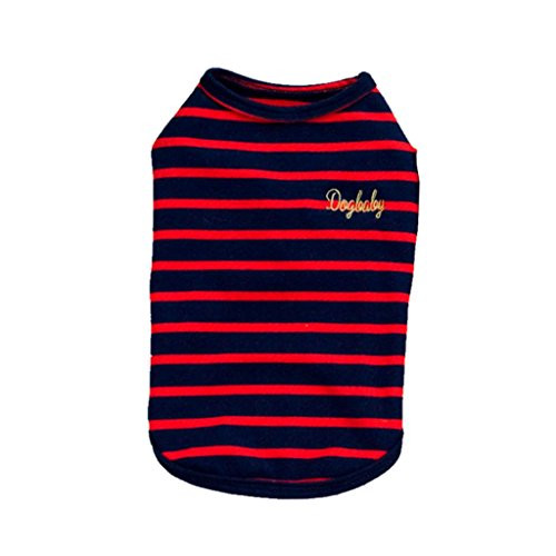 Vacally pet Clothes?Spring And Summer Tricolor Atripes Cartoon Vest Dog Costumes Vest Small Big Dog Cat Pet Clothes Vacally pet Clothes?Spring And Summer Tricolor Atripes Cartoon Vest Dog Costumes Vest Small Big Dog Cat Pet Clothes