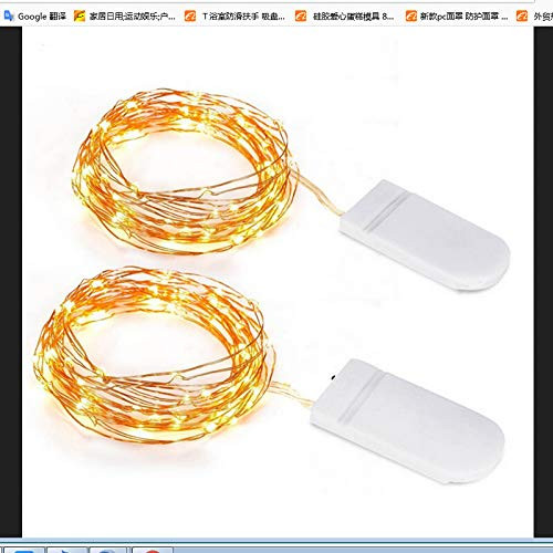 LED String Light Fairy Lights Festive Party Decorations Fairy String Light 2pcs LED Lamp String Copper Wire Fairy Lights