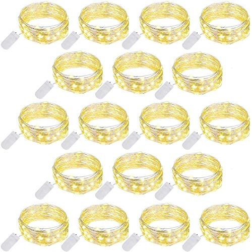 LED String Light Fairy Lights Festive Party Decorations Fairy String Light 20pcs Waterproof LED Copper Wire Lamp String Decorative Light 2m