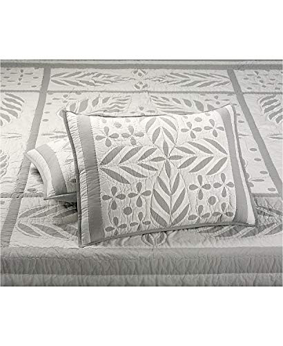 Martha Stewart Collection Fern Medallion 100 percent  Cotton Quilted Standard Sham